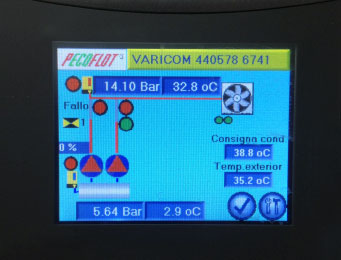 Módulo de control digital para central frigorífica